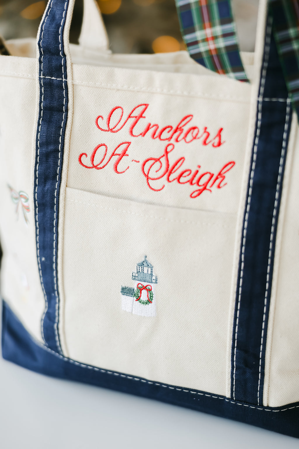 Anchors A-Sleigh Christmas Tote